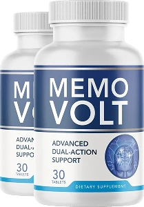 Two bottles of Memo Volt